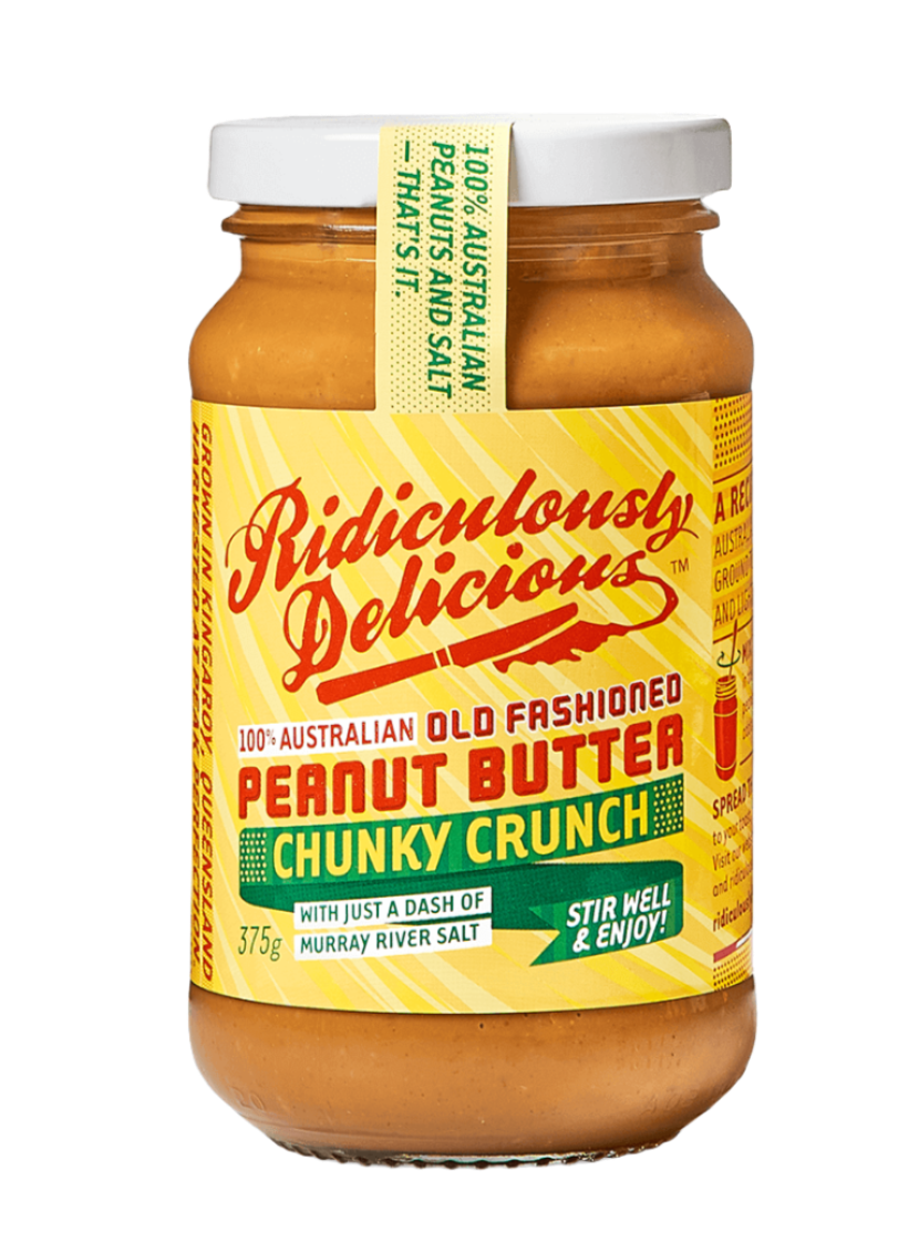 Ridiculously Delicious Peanut Butter - Chunky Crunch 375g