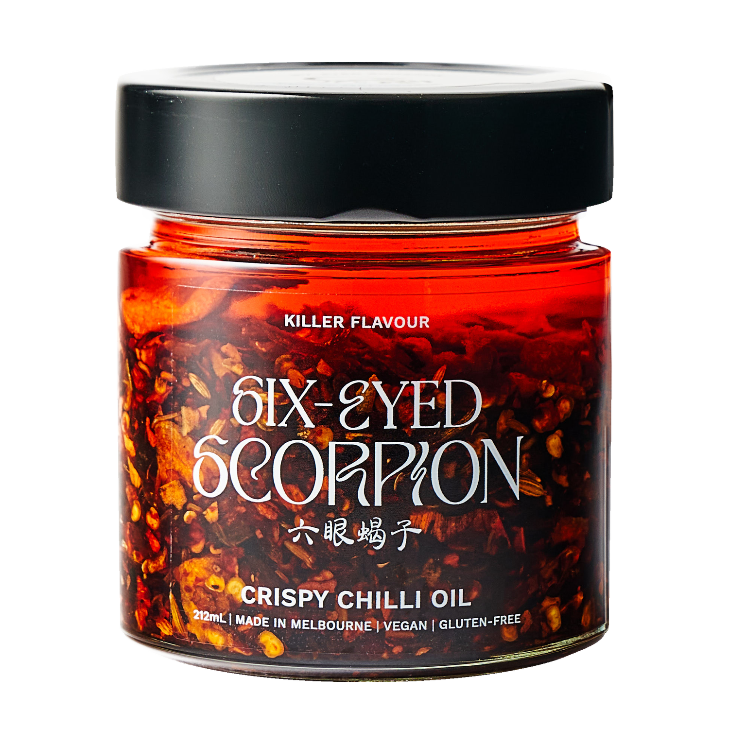 Six-Eyed Scorpion Crispy Chilli Oil - Original 212ml