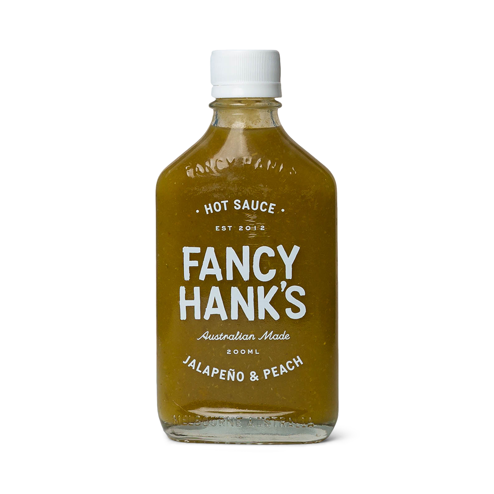 Fancy Hank's Jalapeño & Peach Hot Sauce